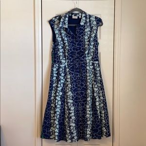 Eva Mendes Eyelet Dress